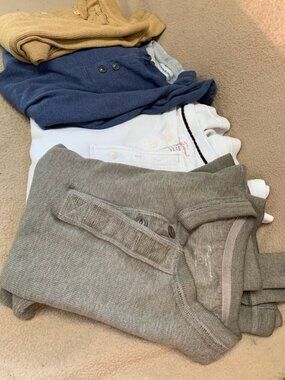 4 LONG SLEEVE HENLEY (BUNDLE)